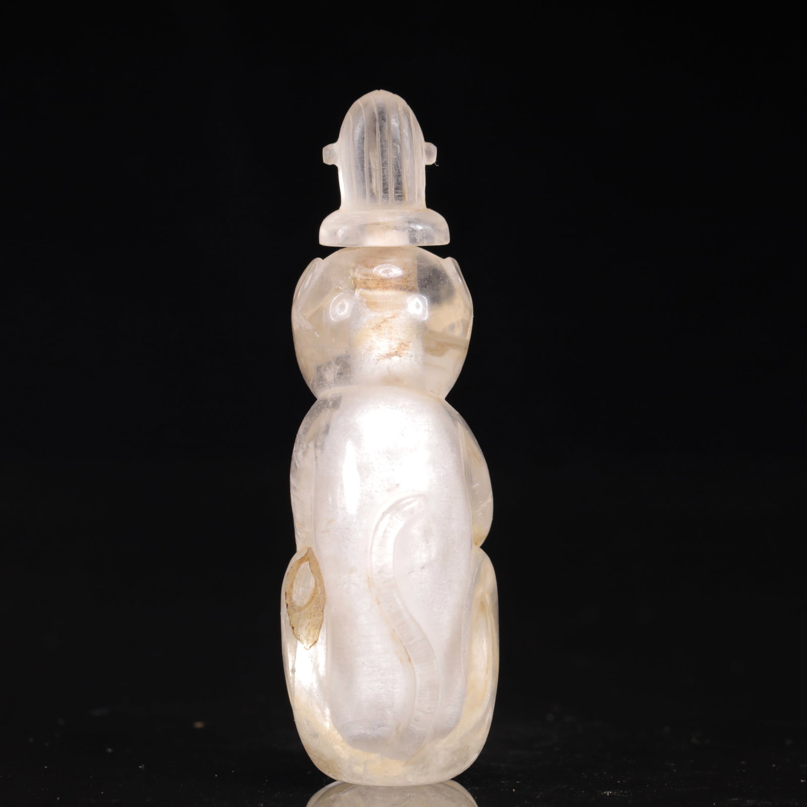 An Exquisite Crystal Monkey Ornament - 5