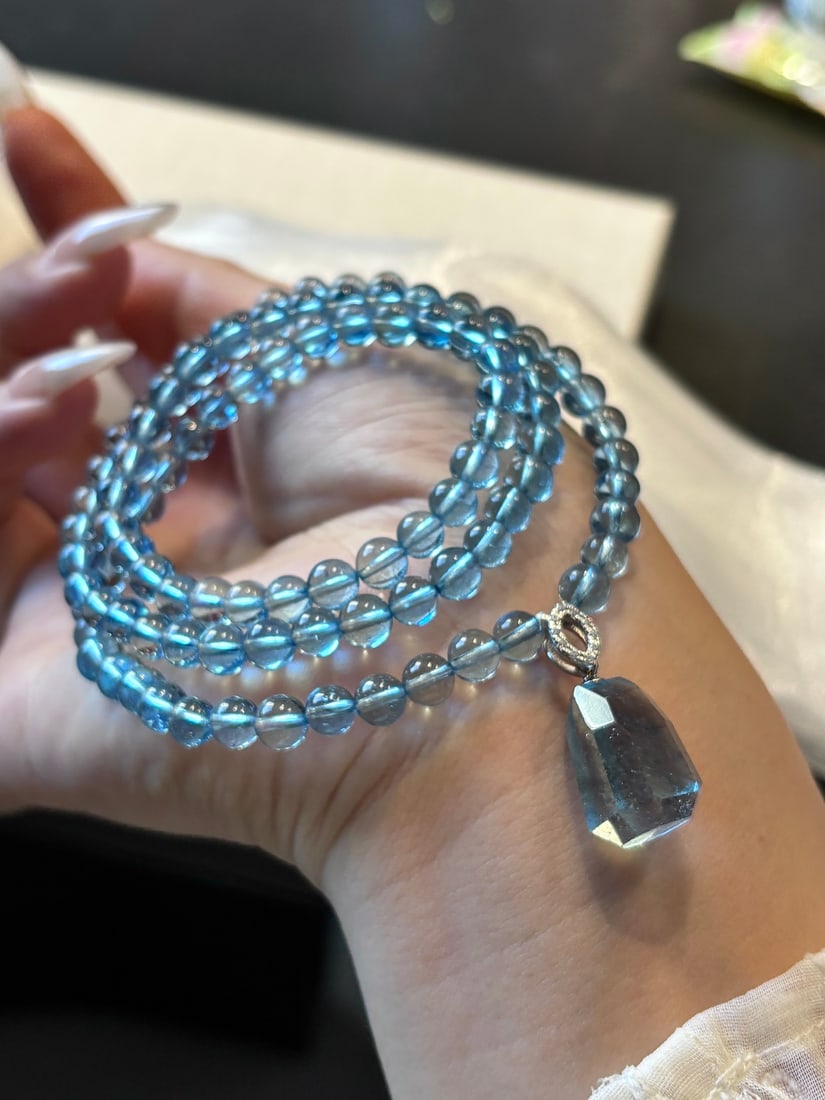 An Exquisite Aquamarine Bracelets - 5