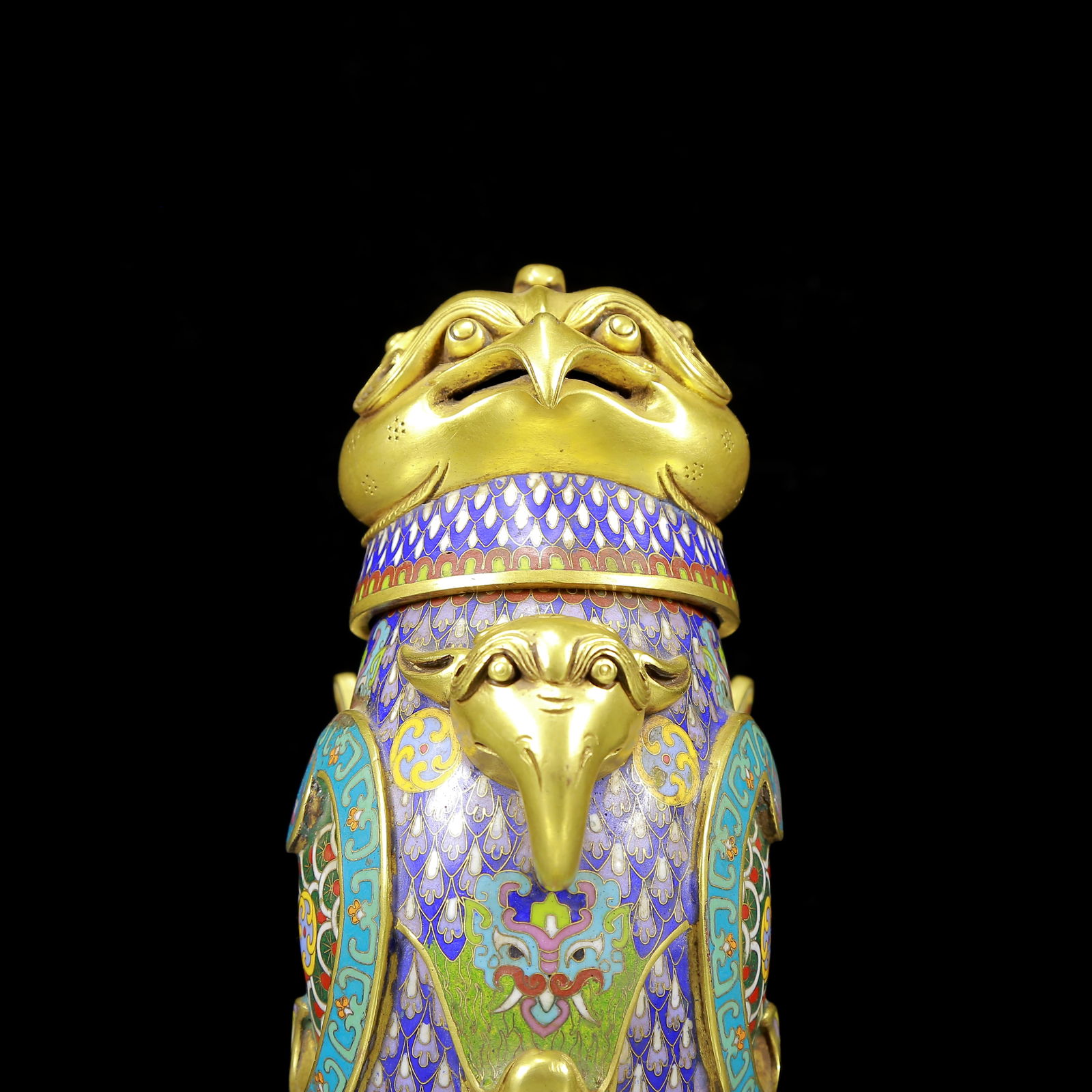A Rare Cloisonne Phoenix Pattern Censer - 6