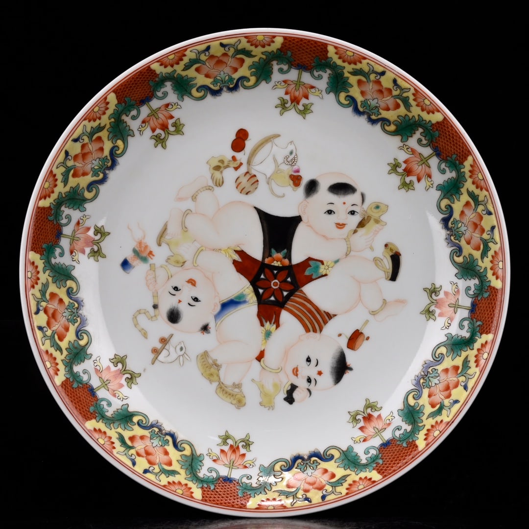 An Exquisite Enamel Figure Pattern Plate - 9