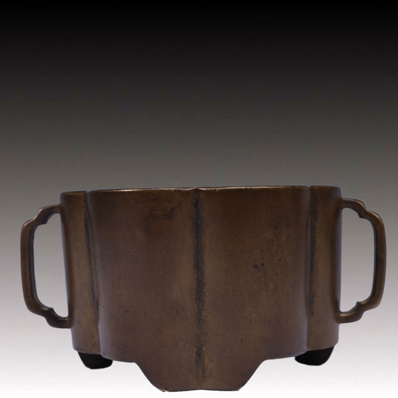 An Exquisite Bronze Double-Ears and Tripod Censer,Qing Dynasty, China,With (1 of 9)