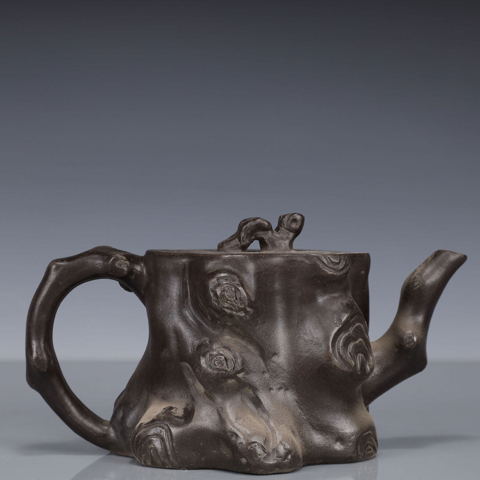 An Exquisite Purple Sands Pine Pattern Teapot - 5