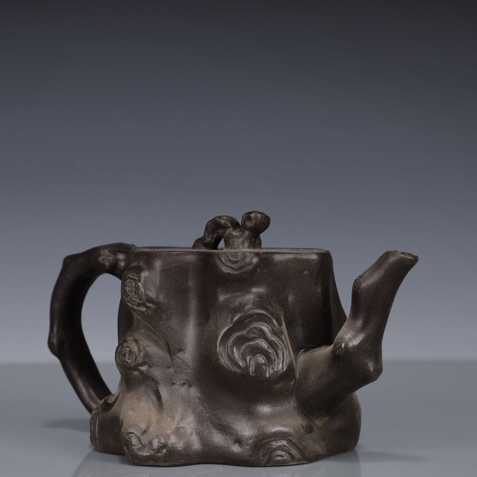 An Exquisite Purple Sands Pine Pattern Teapot - 6