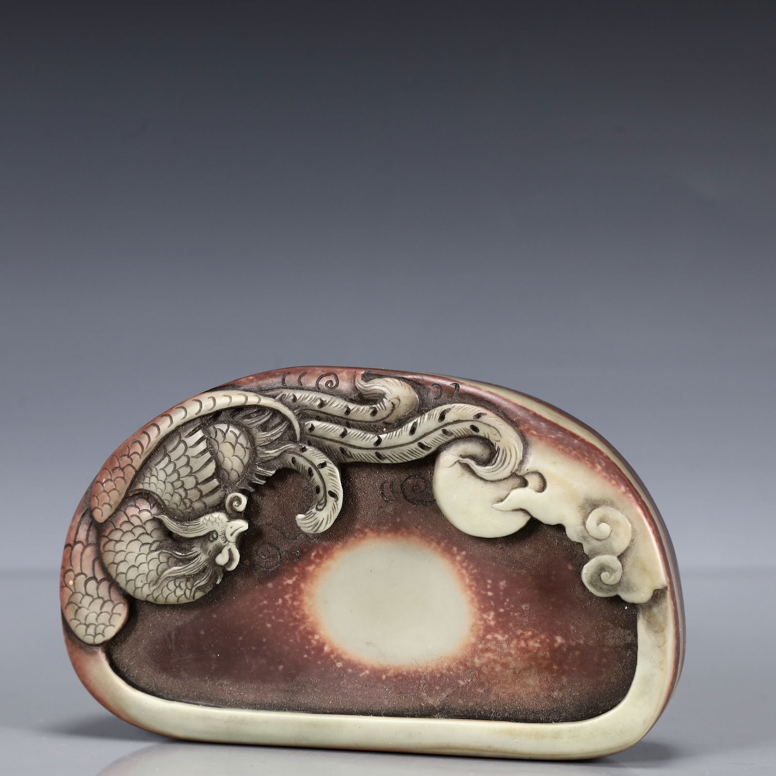 A Rare Phoenix Pattern Inkstone - 2