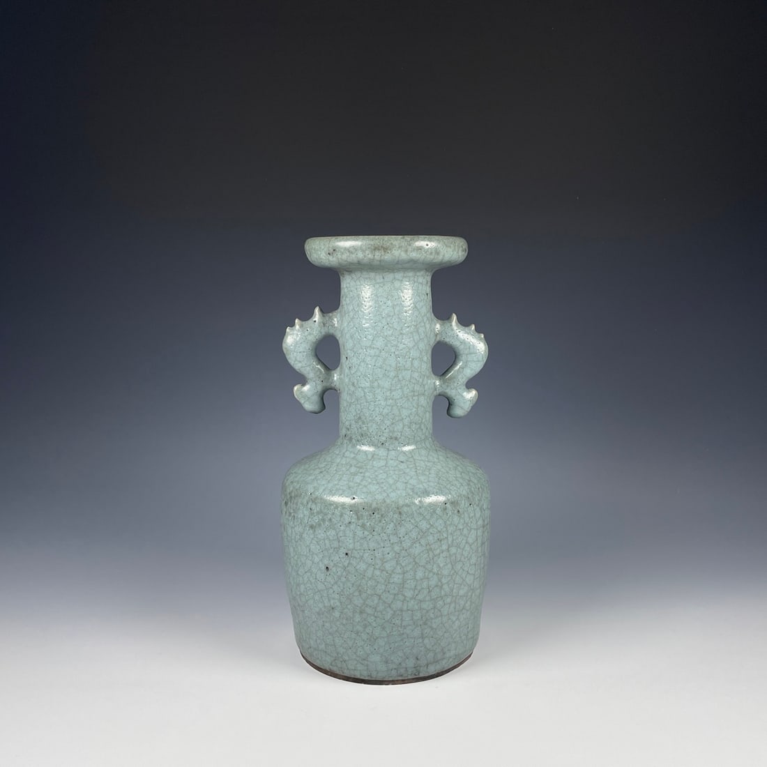 An Exquisite Guan yao Double-Ears Vase (1 of 9)