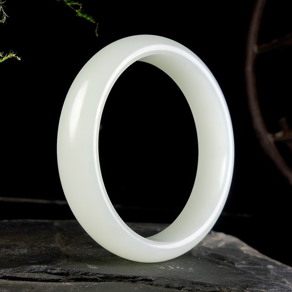 An Exquisite White Jade Bracelets - 3