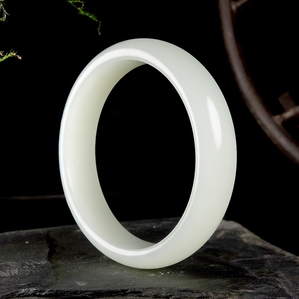 An Exquisite White Jade Bracelets - 4