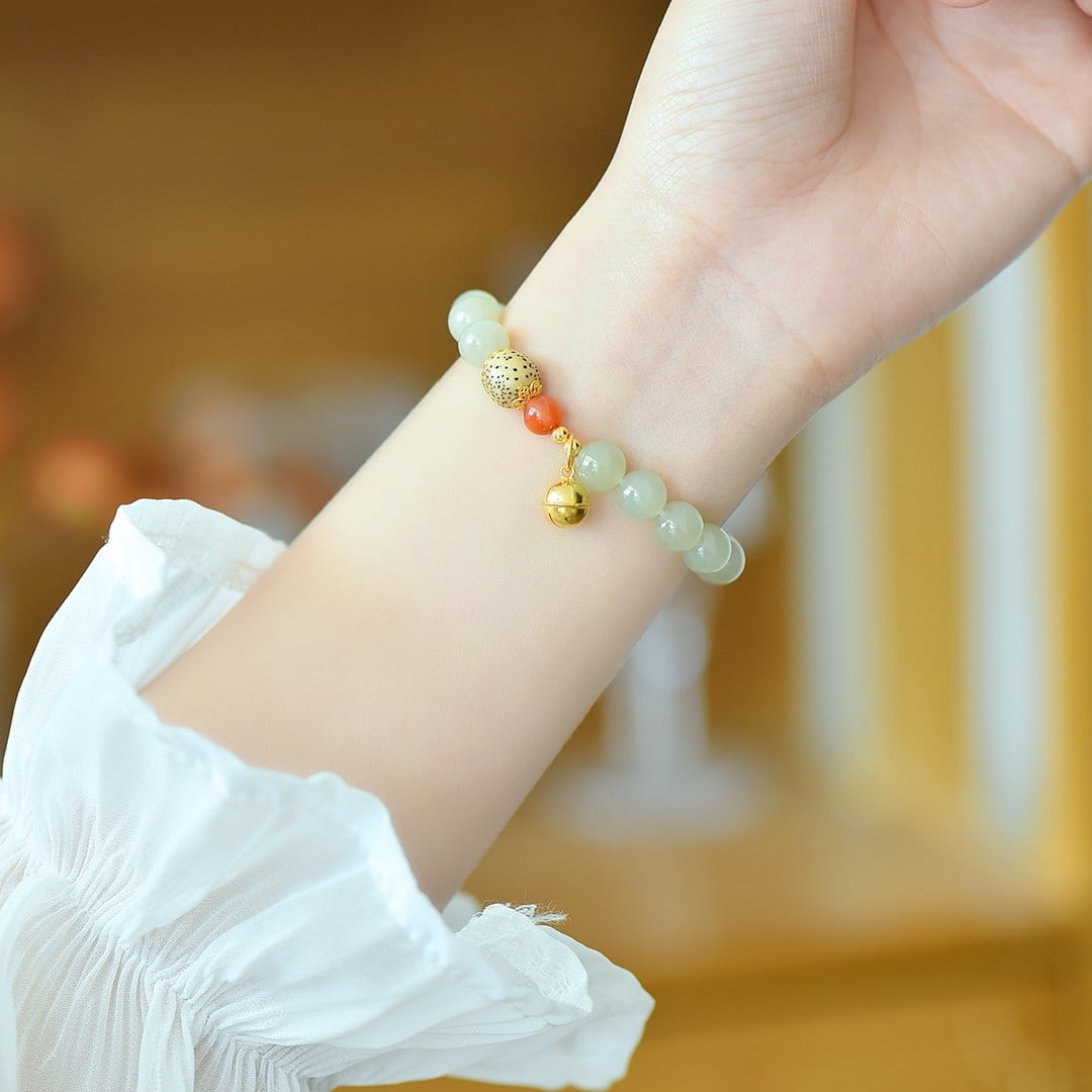 An Exquisite White Jade Bracelets - 2