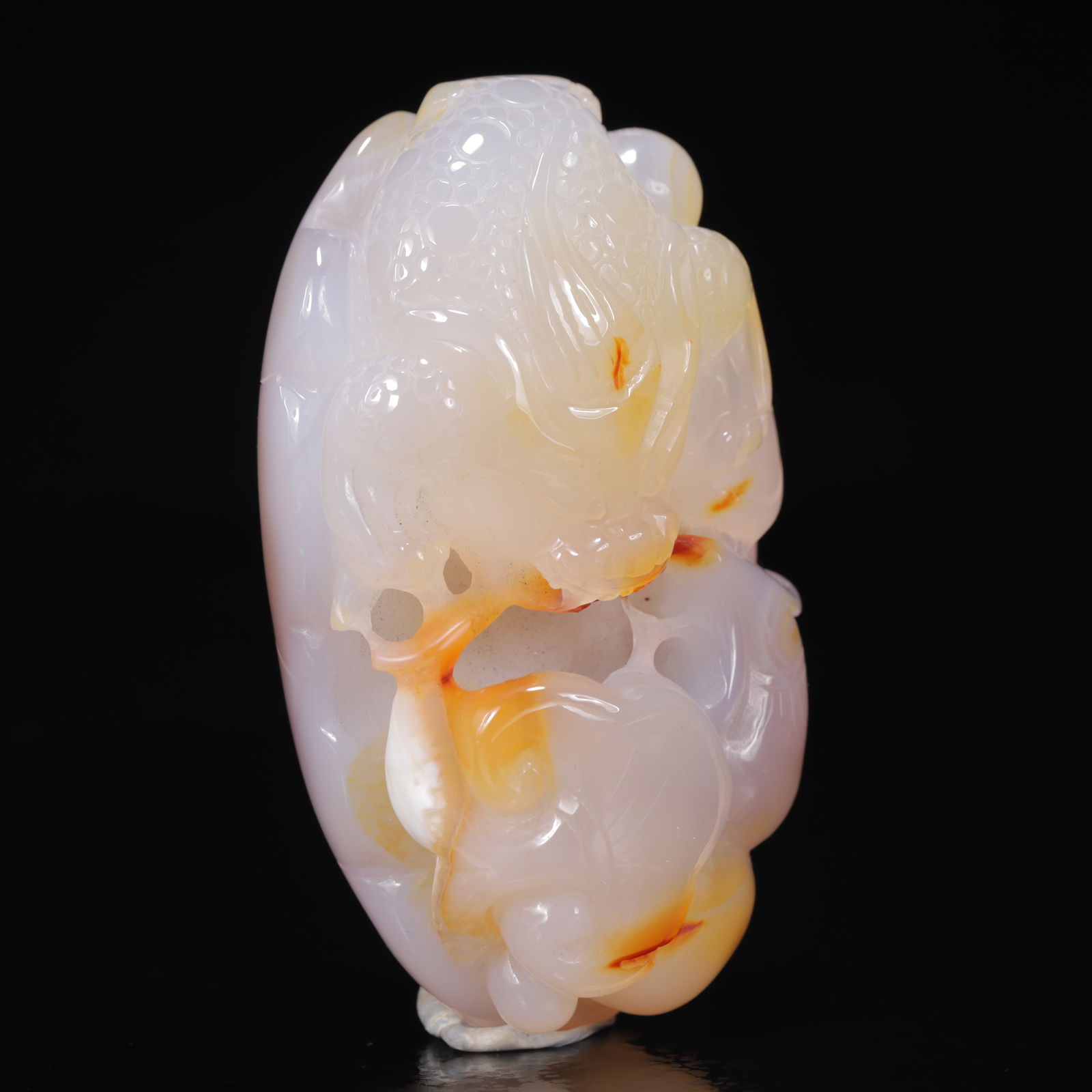 An Exquisite Agate Dragon Pattern Ornamen - 3