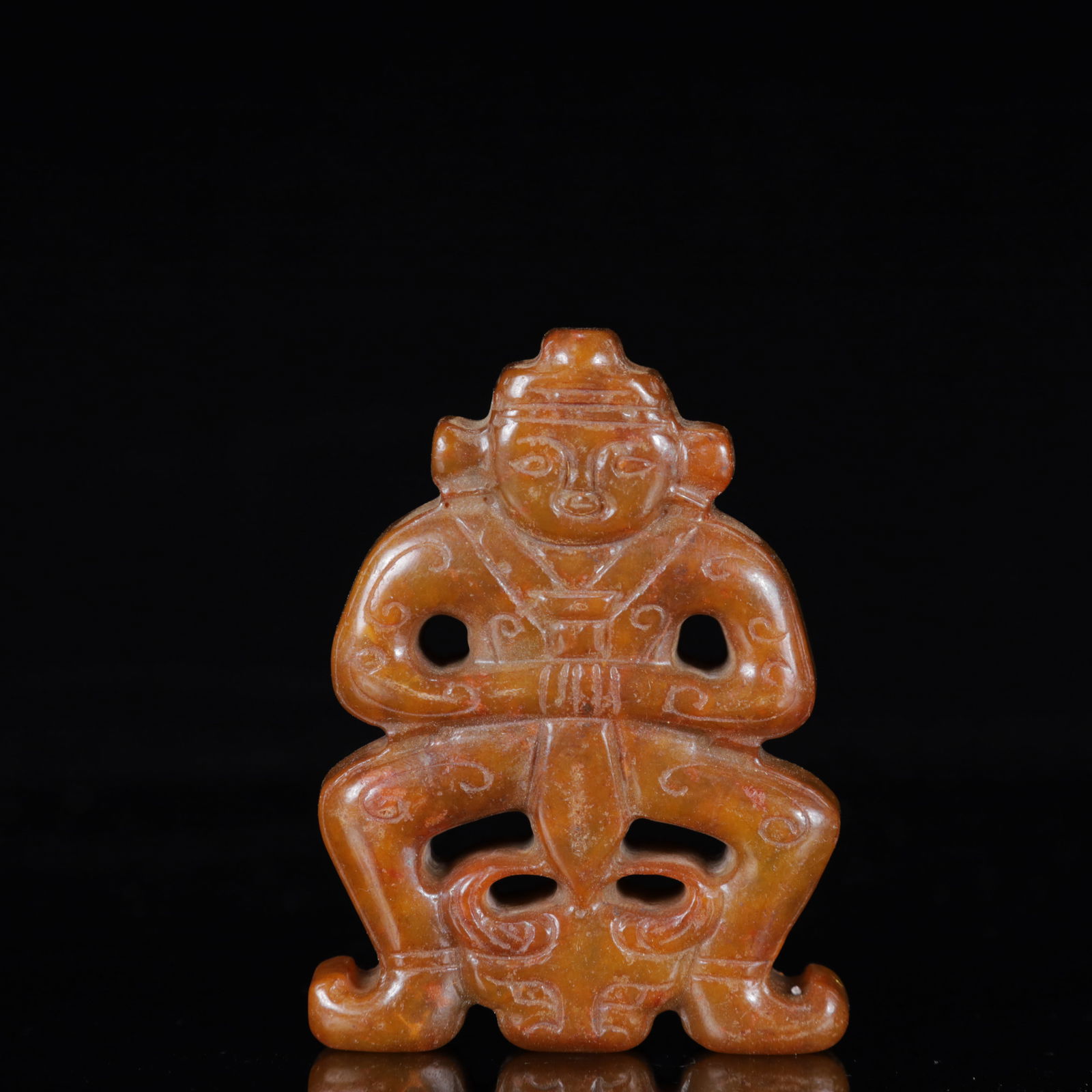 A Rare Gaogu yu Figure Ornament (1 of 4)