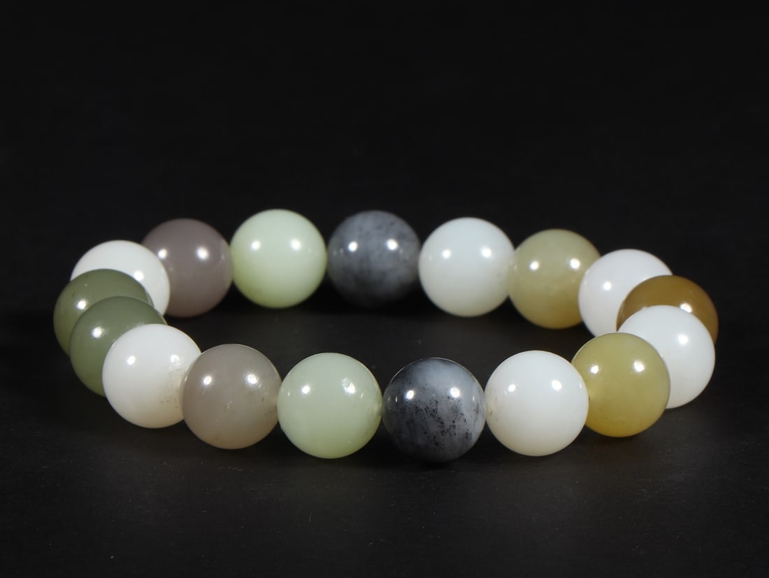 An Exquisite White Jade Bracelets - 8