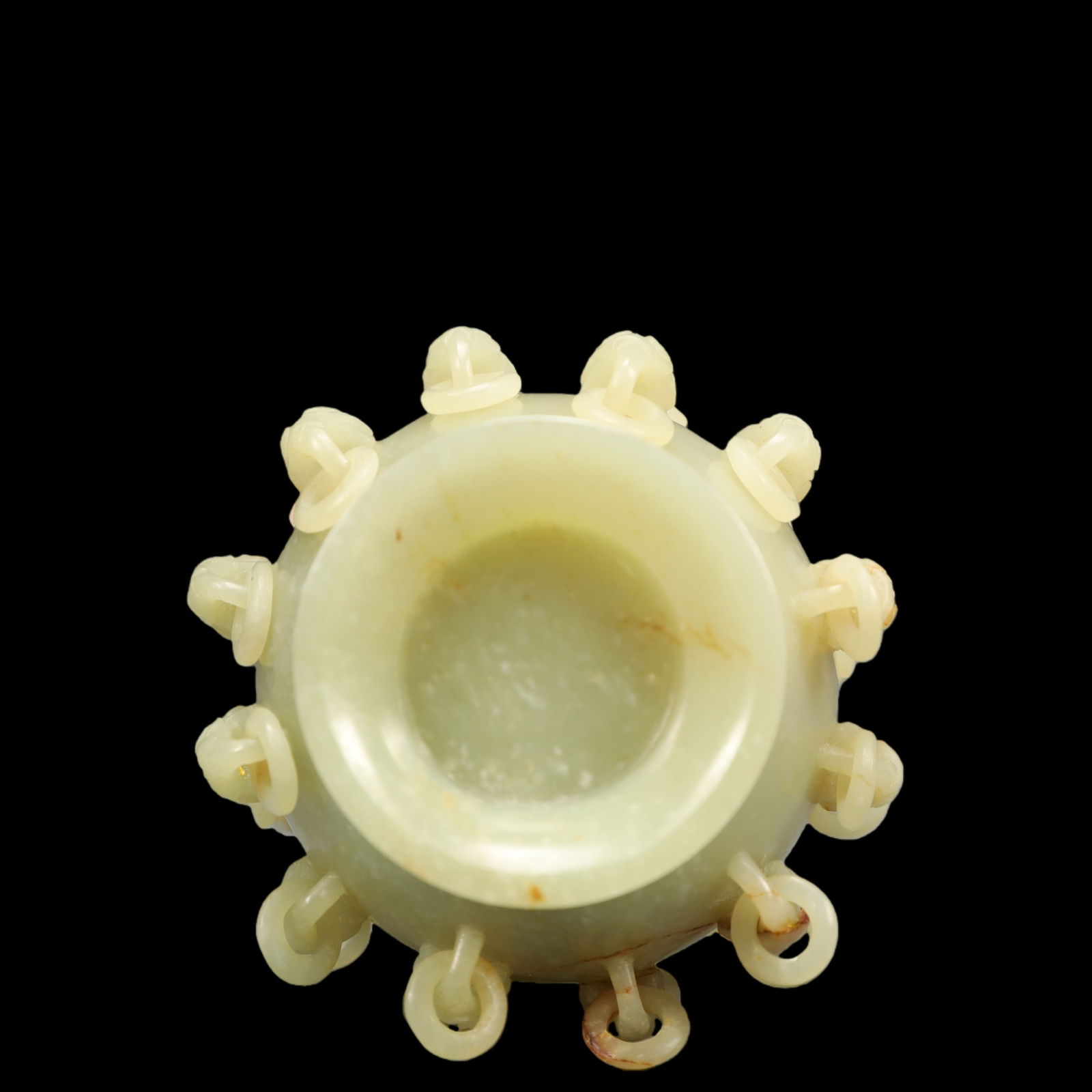 A Exquisite White Jade Ewer - 8