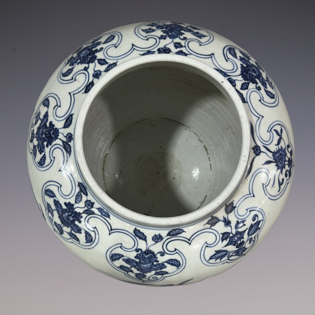 An Exquisite Blue and White Flower and Bird Pattern Jar - 8