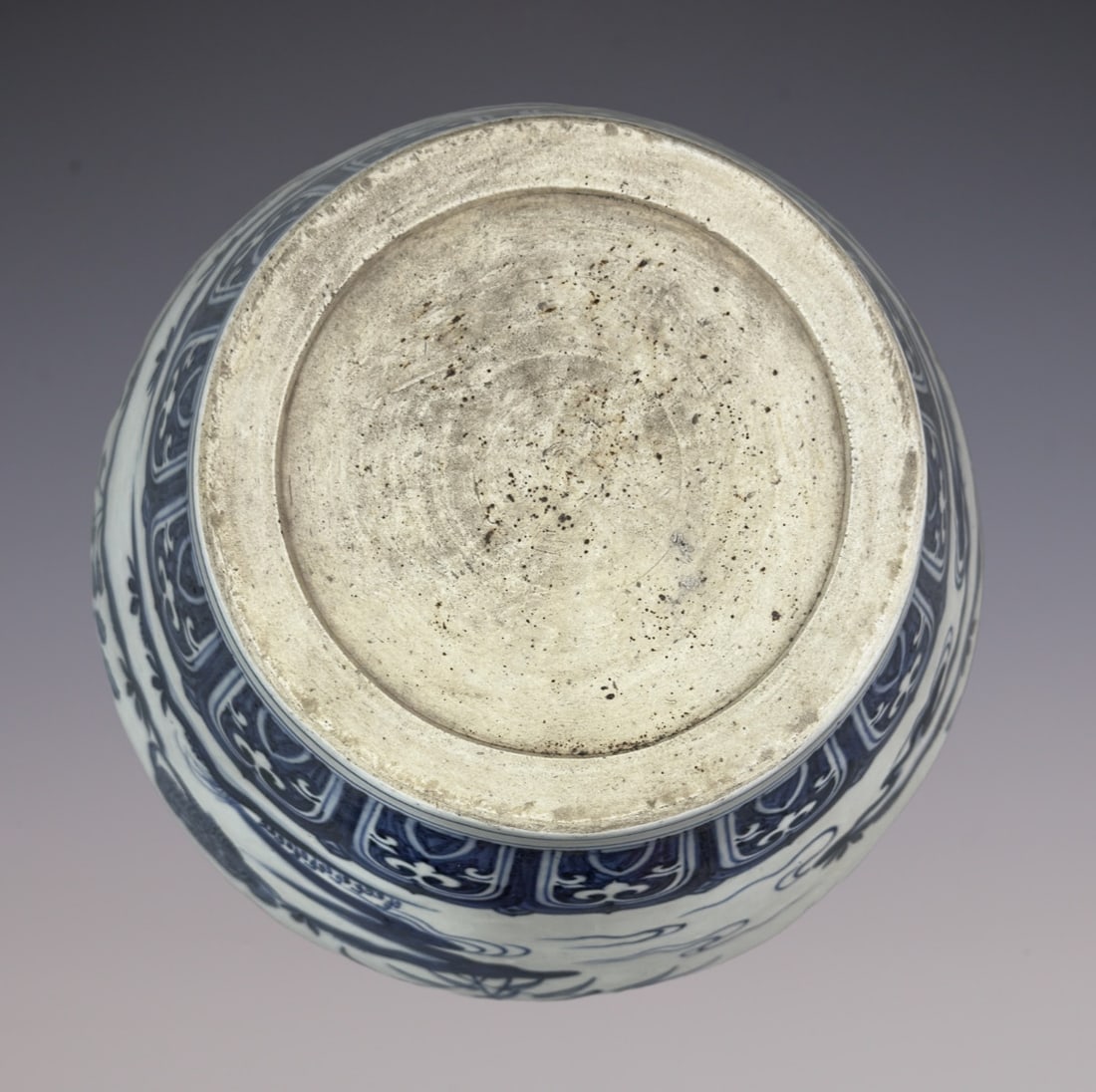 An Exquisite Blue and White Flower and Bird Pattern Jar - 9