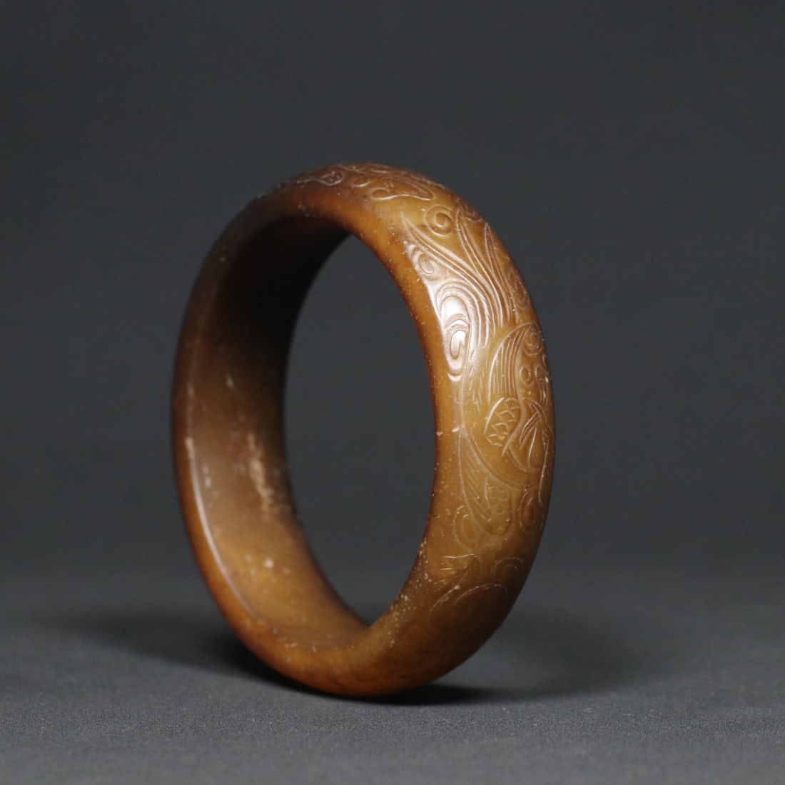 An Exquisite White Jade Auspicious Beast Pattern Bracelets - 2