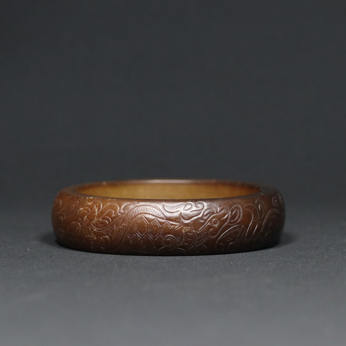 An Exquisite White Jade Auspicious Beast Pattern Bracelets - 6