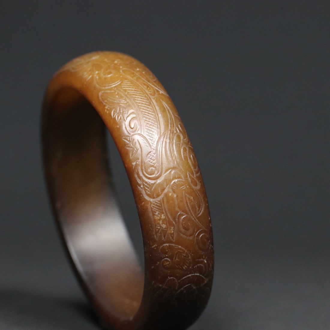 An Exquisite White Jade Auspicious Beast Pattern Bracelets - 7