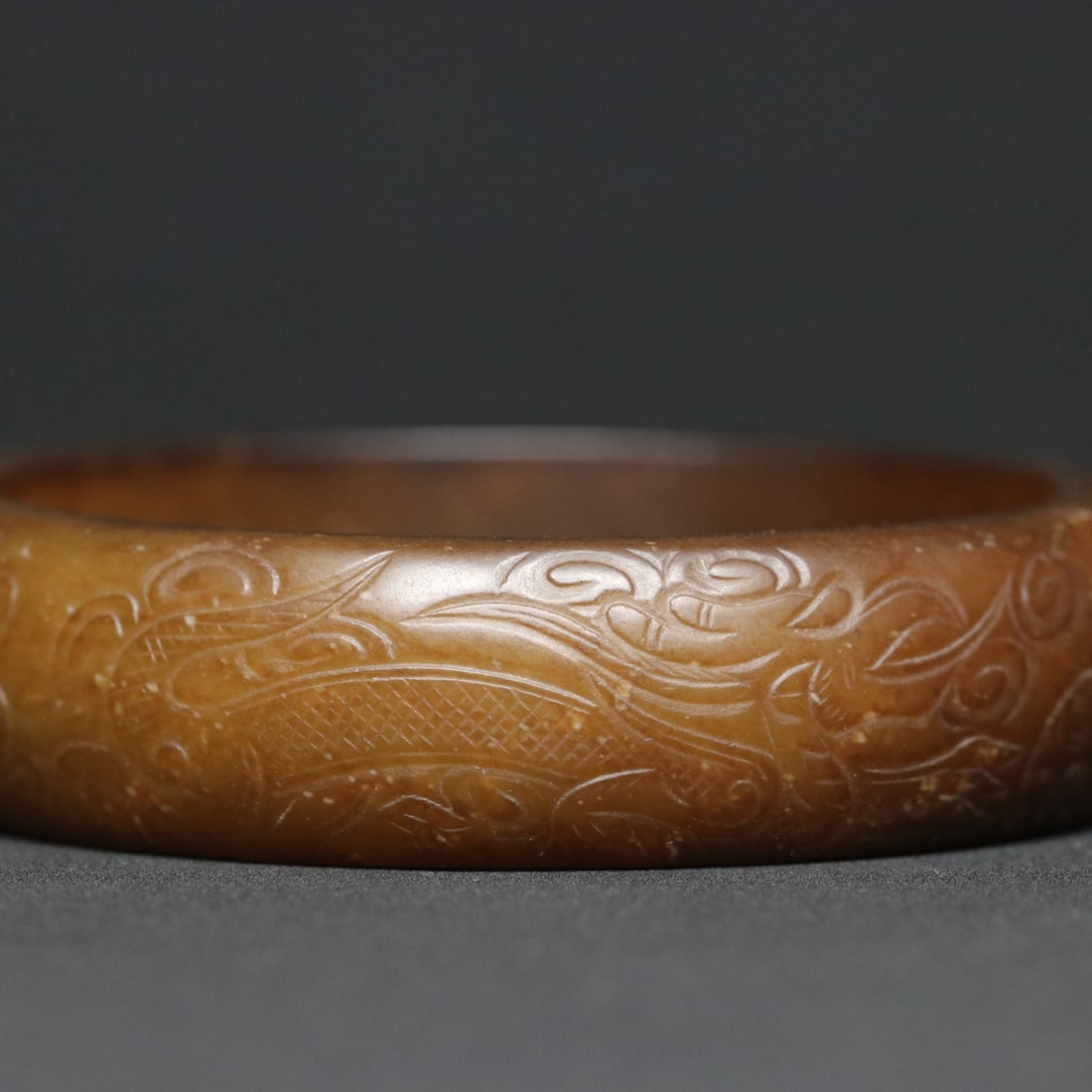 An Exquisite White Jade Auspicious Beast Pattern Bracelets - 8