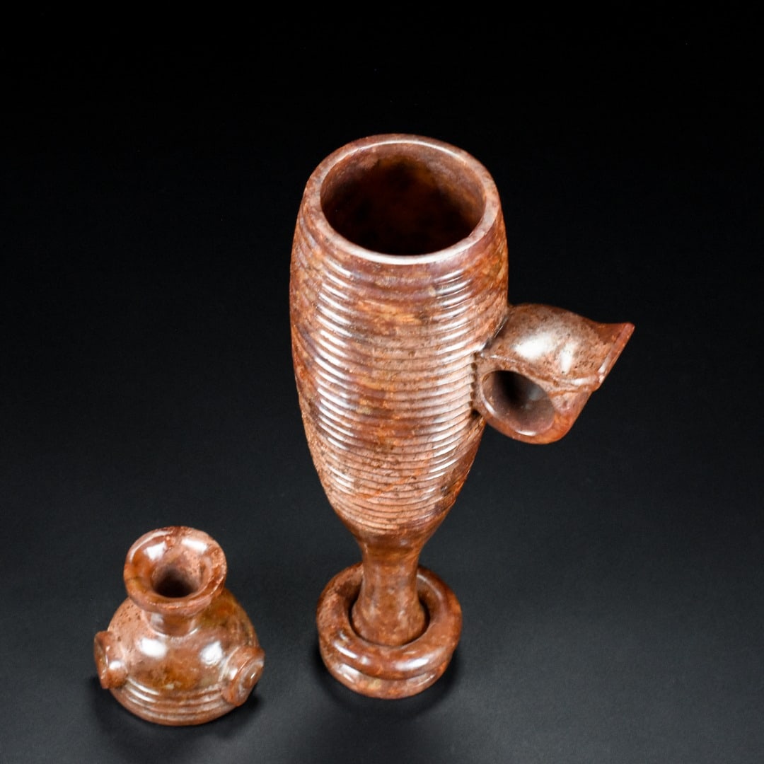 An Exquisite White Jade Cup - 9