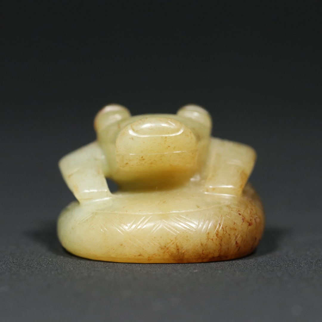An Exquisite White Jade Dragon Pattern Seal - 7
