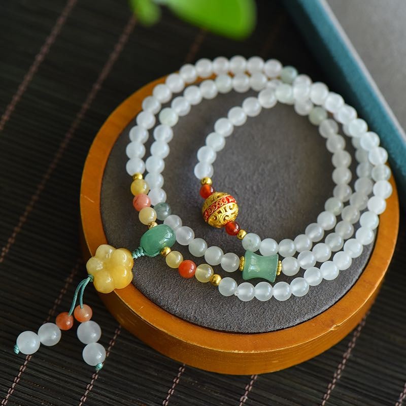An Exquisite White Jade Bracelets - 5