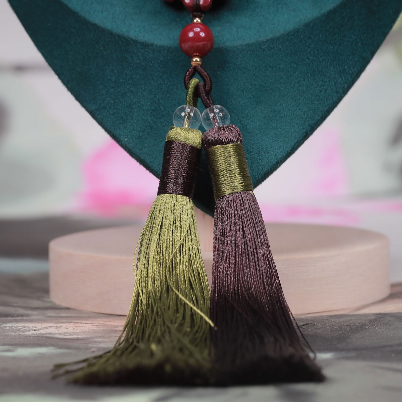 An Exquisite Cinnabar Fish Pattern Pendant - 4