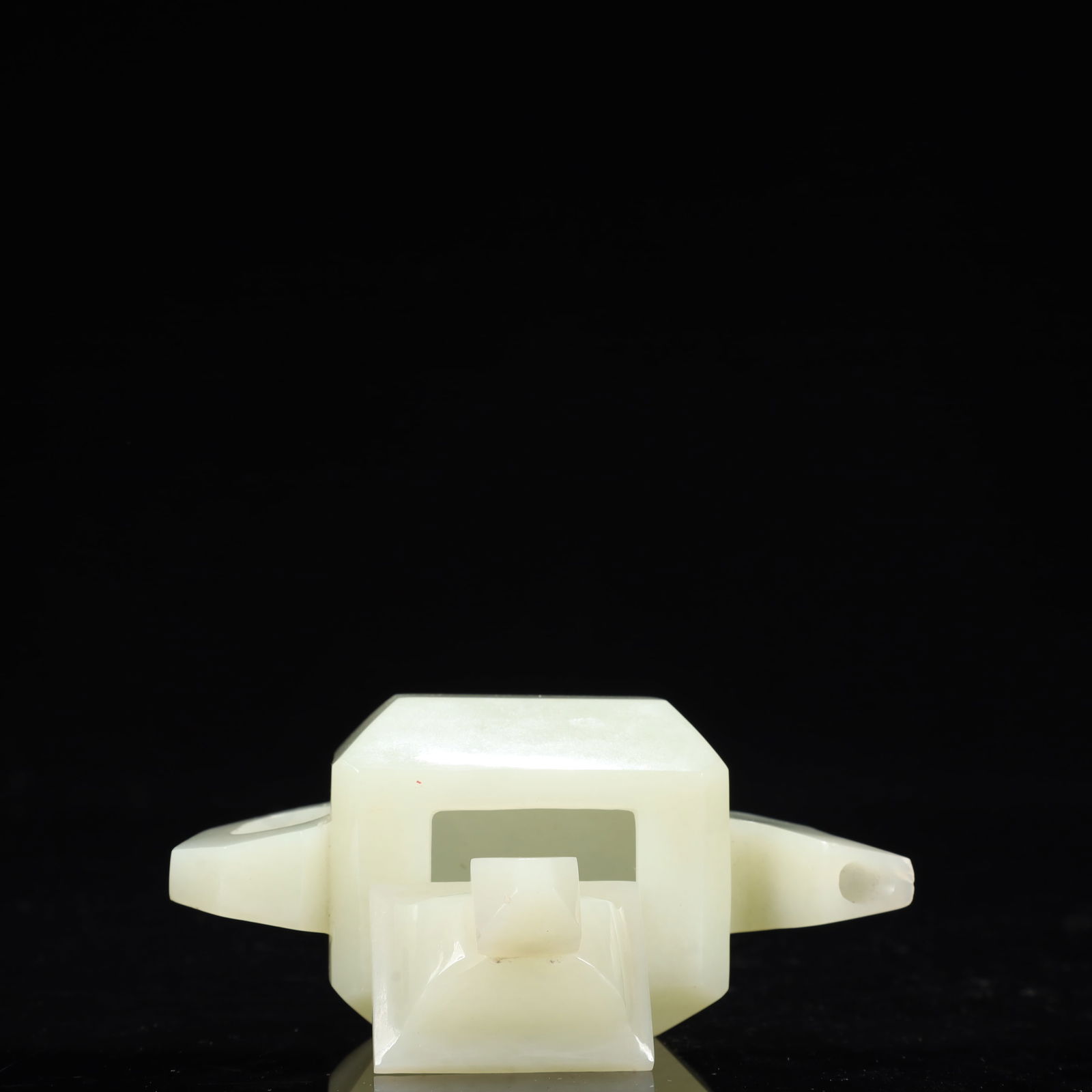 An Exquisite White Jade Teapot - 8