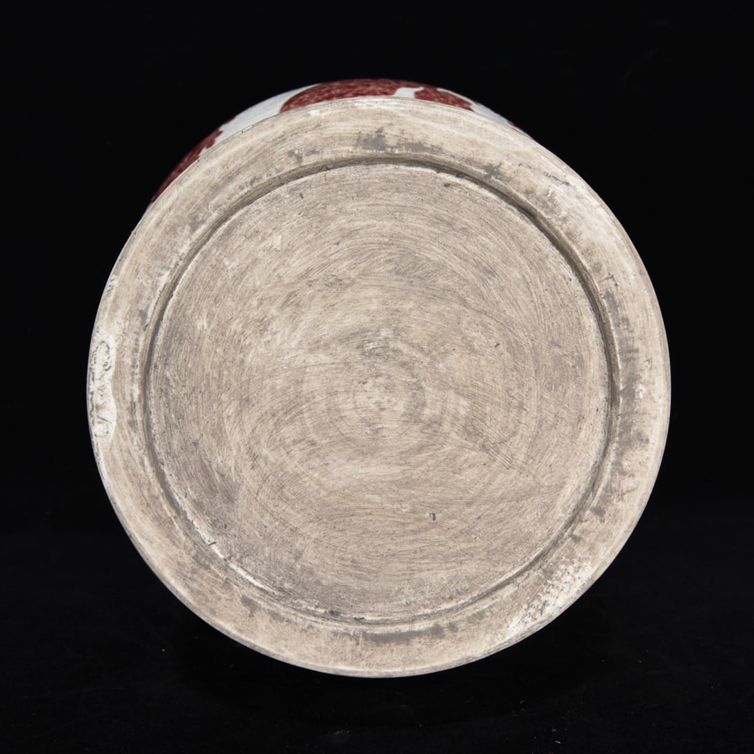 A Huge Underglaze-Red Auspicious Cloud and Dragon Pattern Vase - 9