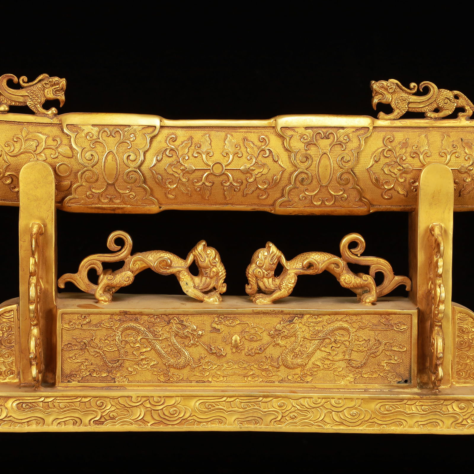 A Huge Gilt Bronze Dragon Pattern Sword - 3