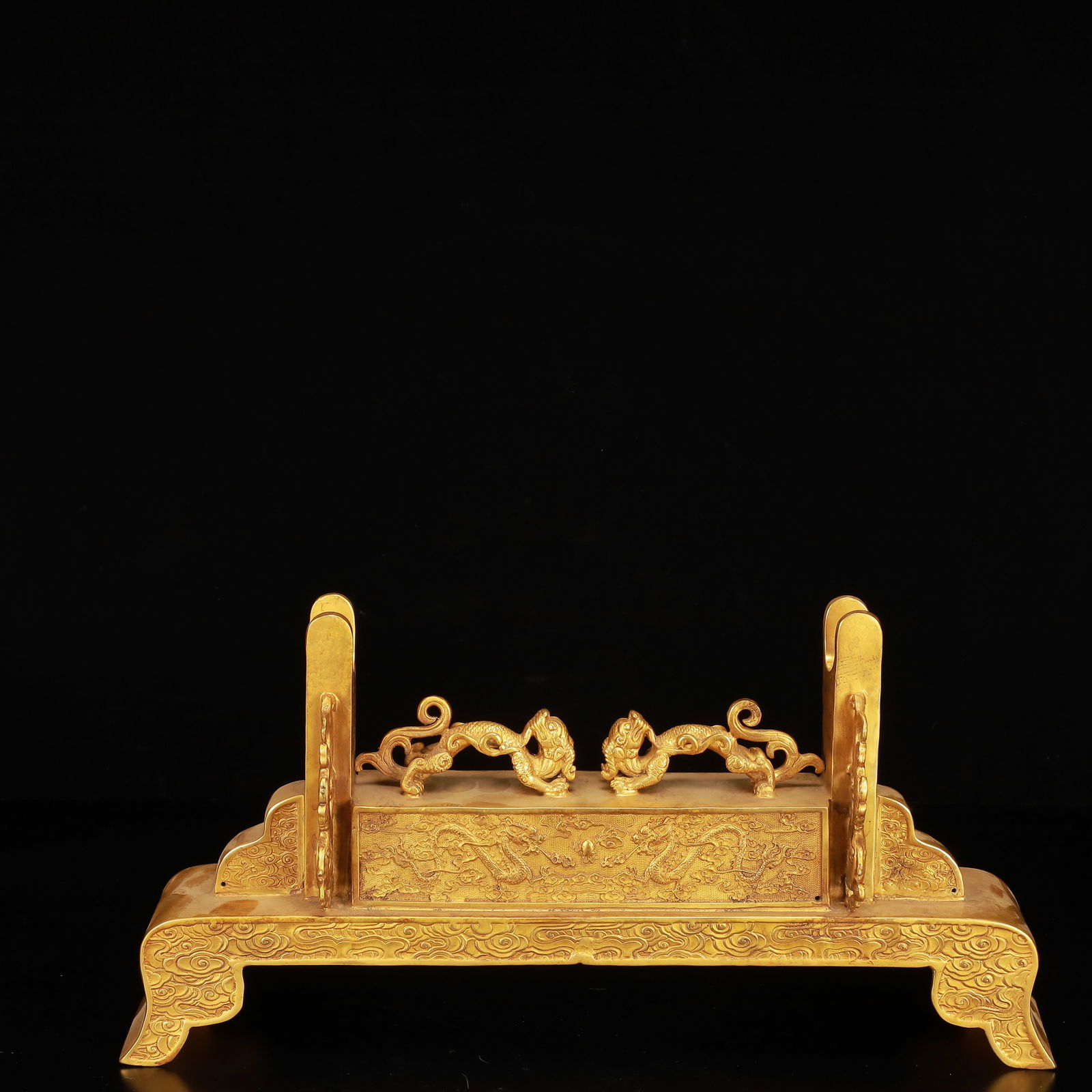 A Huge Gilt Bronze Dragon Pattern Sword - 9