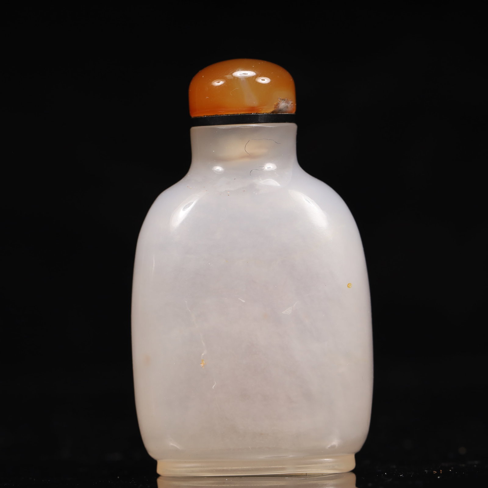 An Exquisite Agate Insect Pattern Snuff Bottle - 5