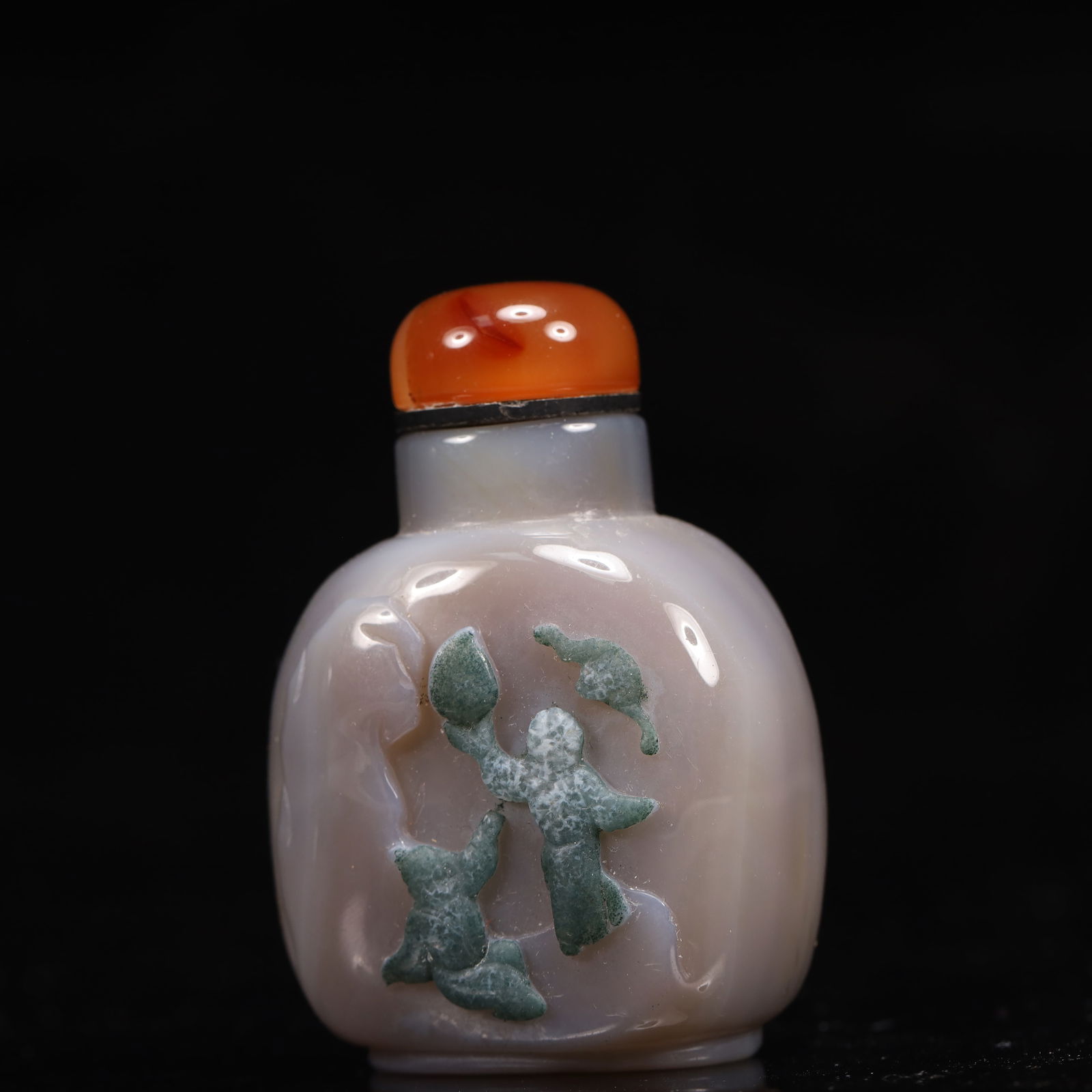 An Exquisite Agate Figure Pattern Snuff Bottle - 2