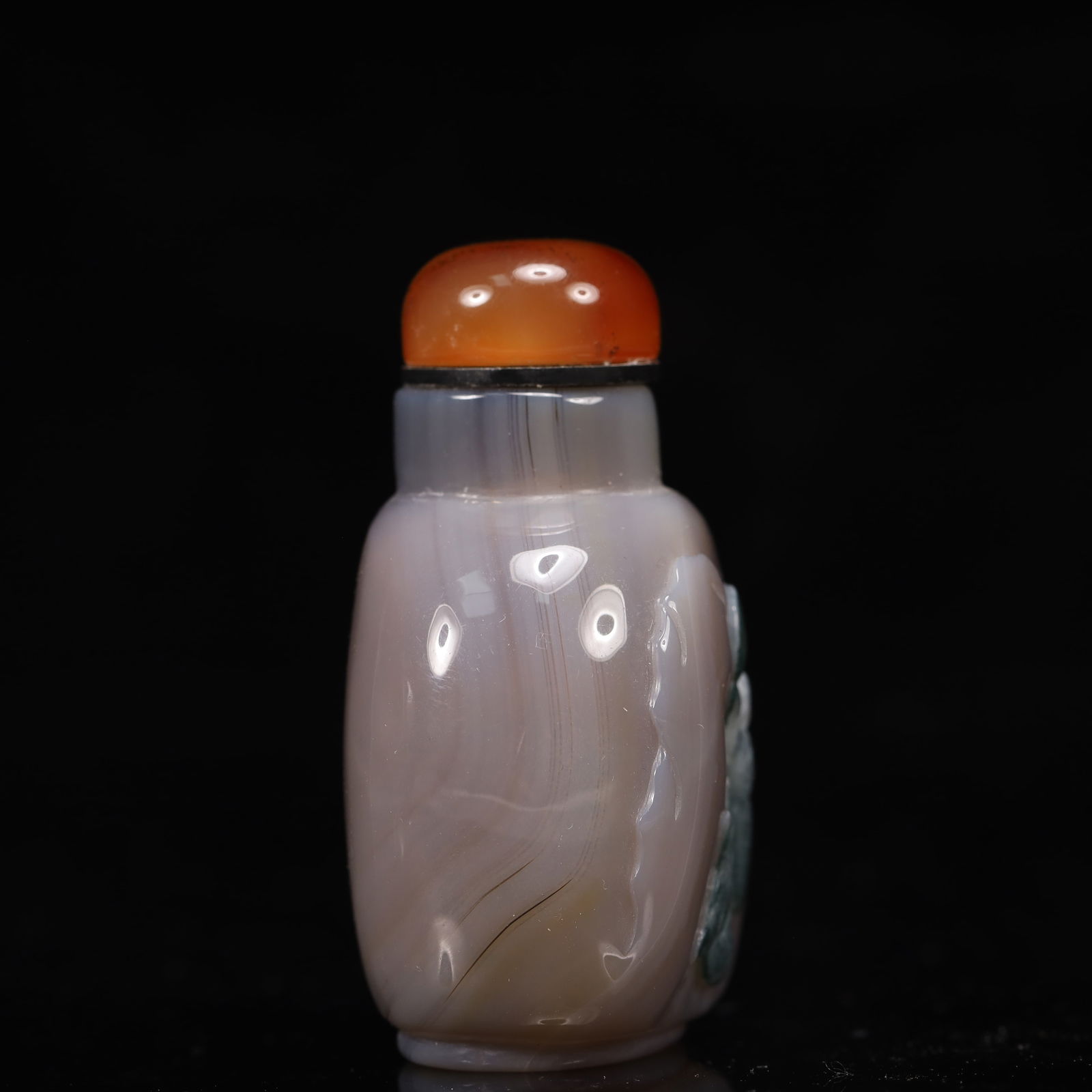 An Exquisite Agate Figure Pattern Snuff Bottle - 4