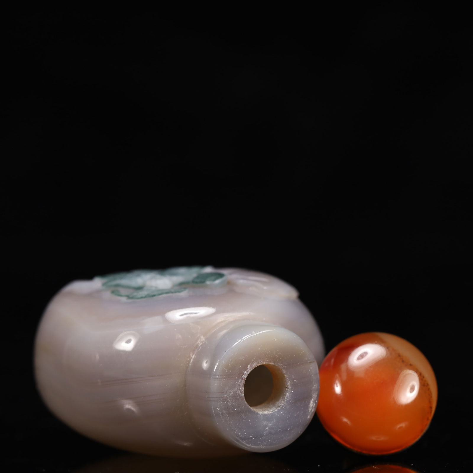 An Exquisite Agate Figure Pattern Snuff Bottle - 8