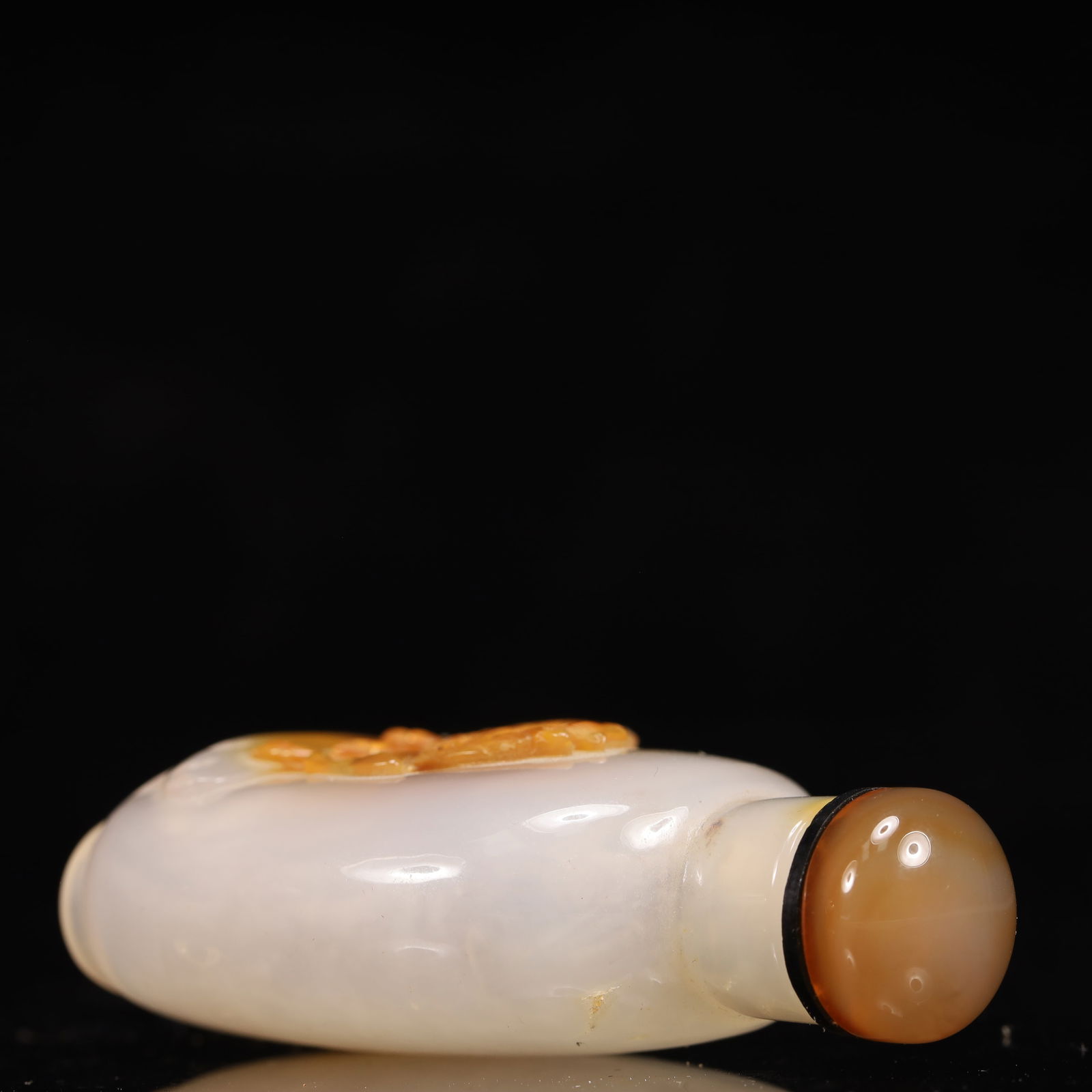 An Exquisite Agate Horse Pattern Snuff Bottle - 6