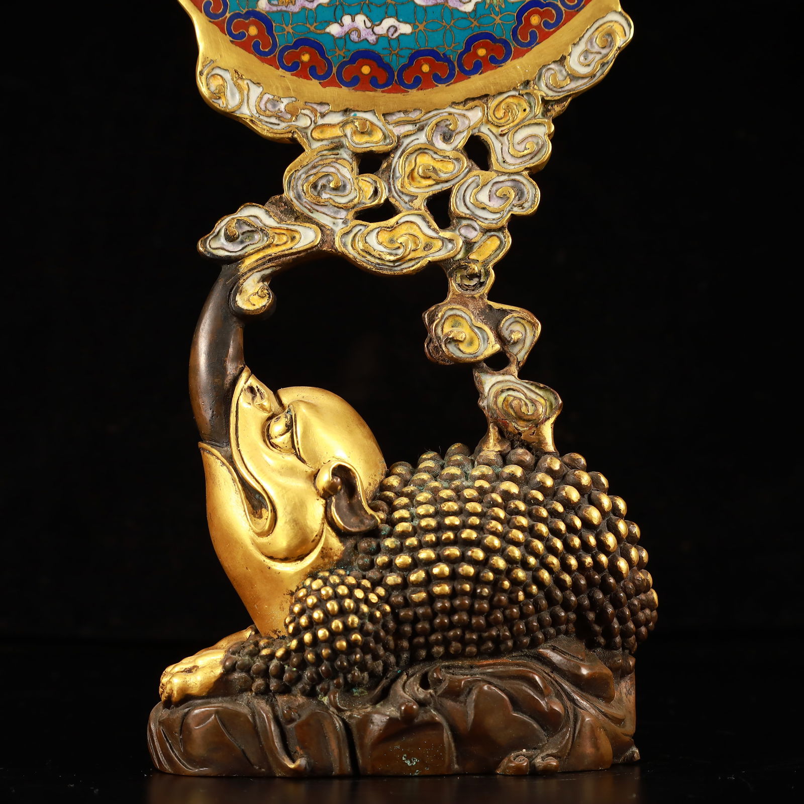 An Exquisite Cloisonne Figure Pattern Screen - 8