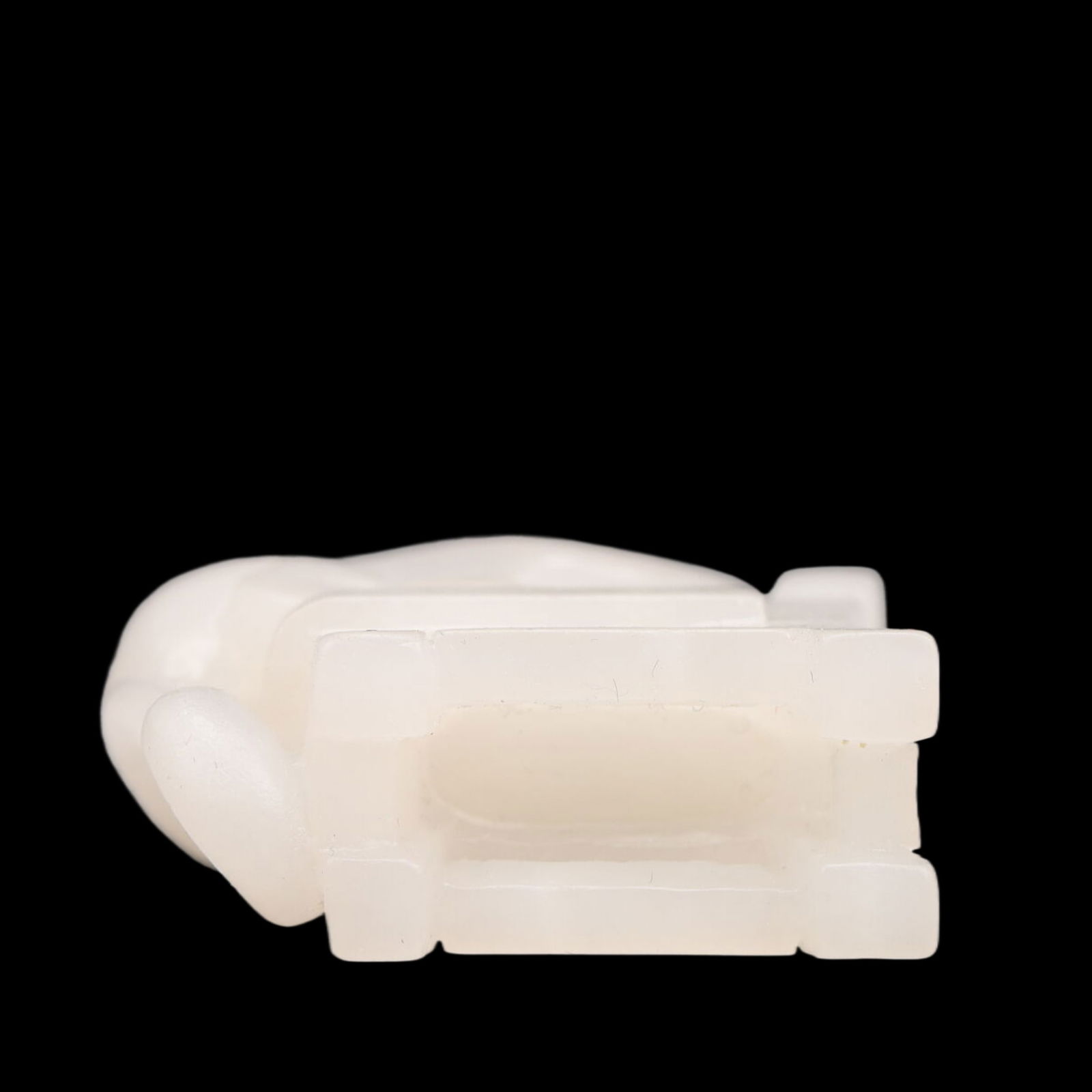 An Exquisite White Jade Monkey Ornament - 6