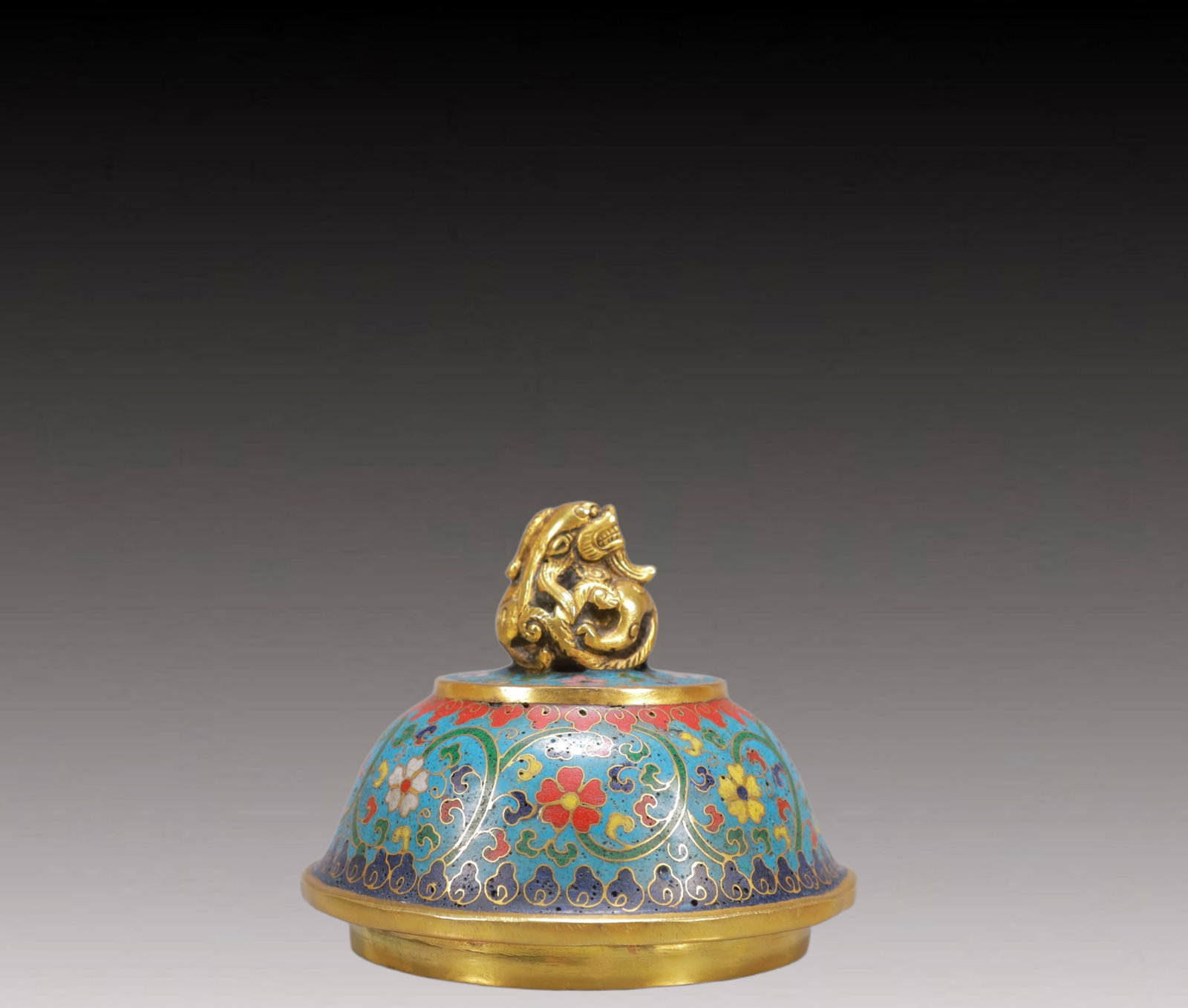 A Exquisite Cloisonne Lotus Pattern Dragon Pattern Ewer - 11