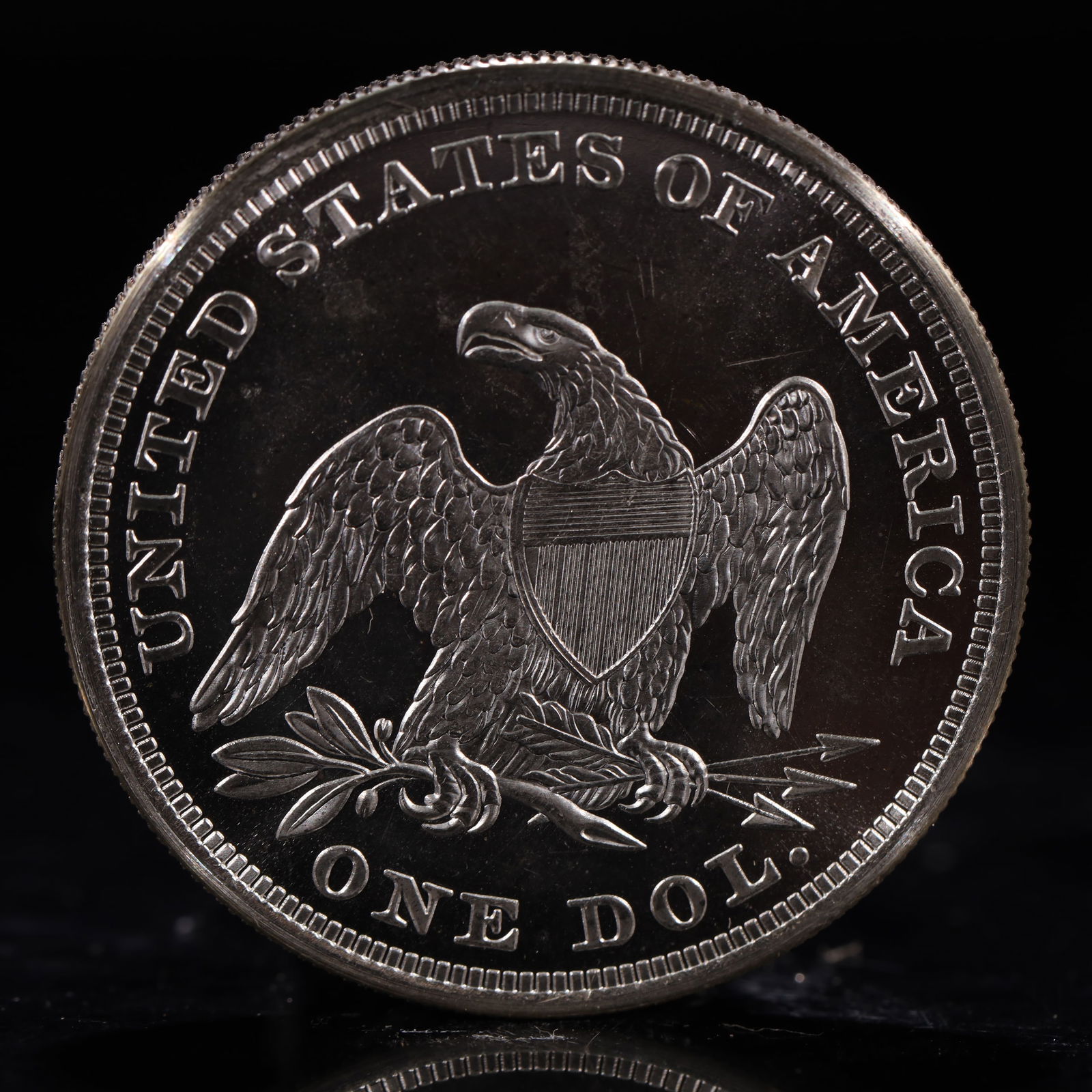 USA One Dollar 1852 Coin - 2