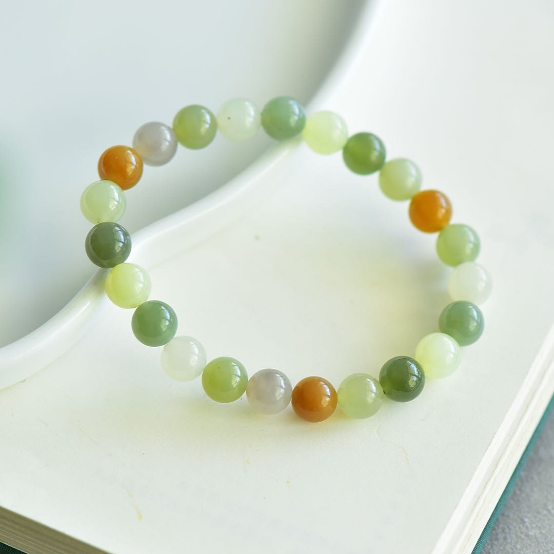 An Exquisite White Jade Jasper Bracelets - 3