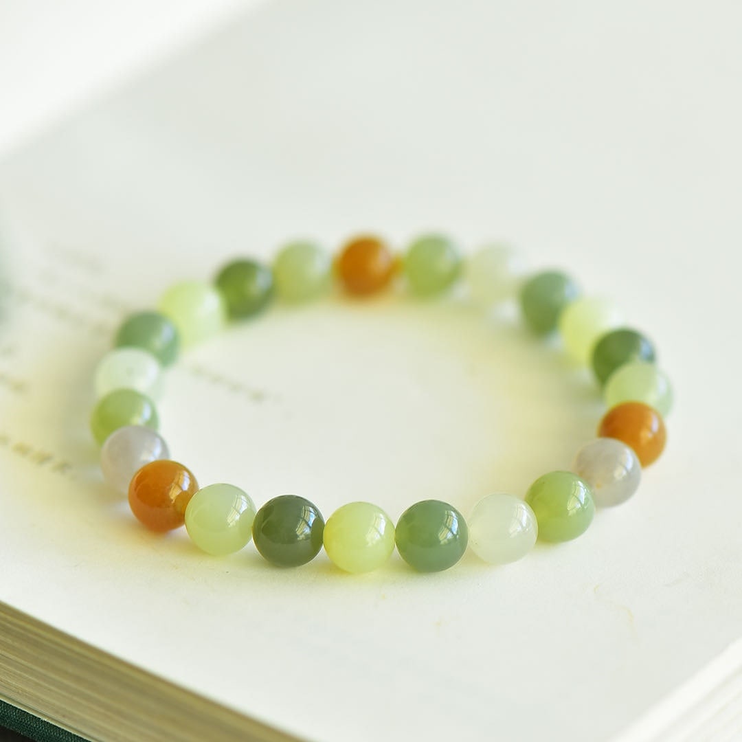 An Exquisite White Jade Jasper Bracelets - 4