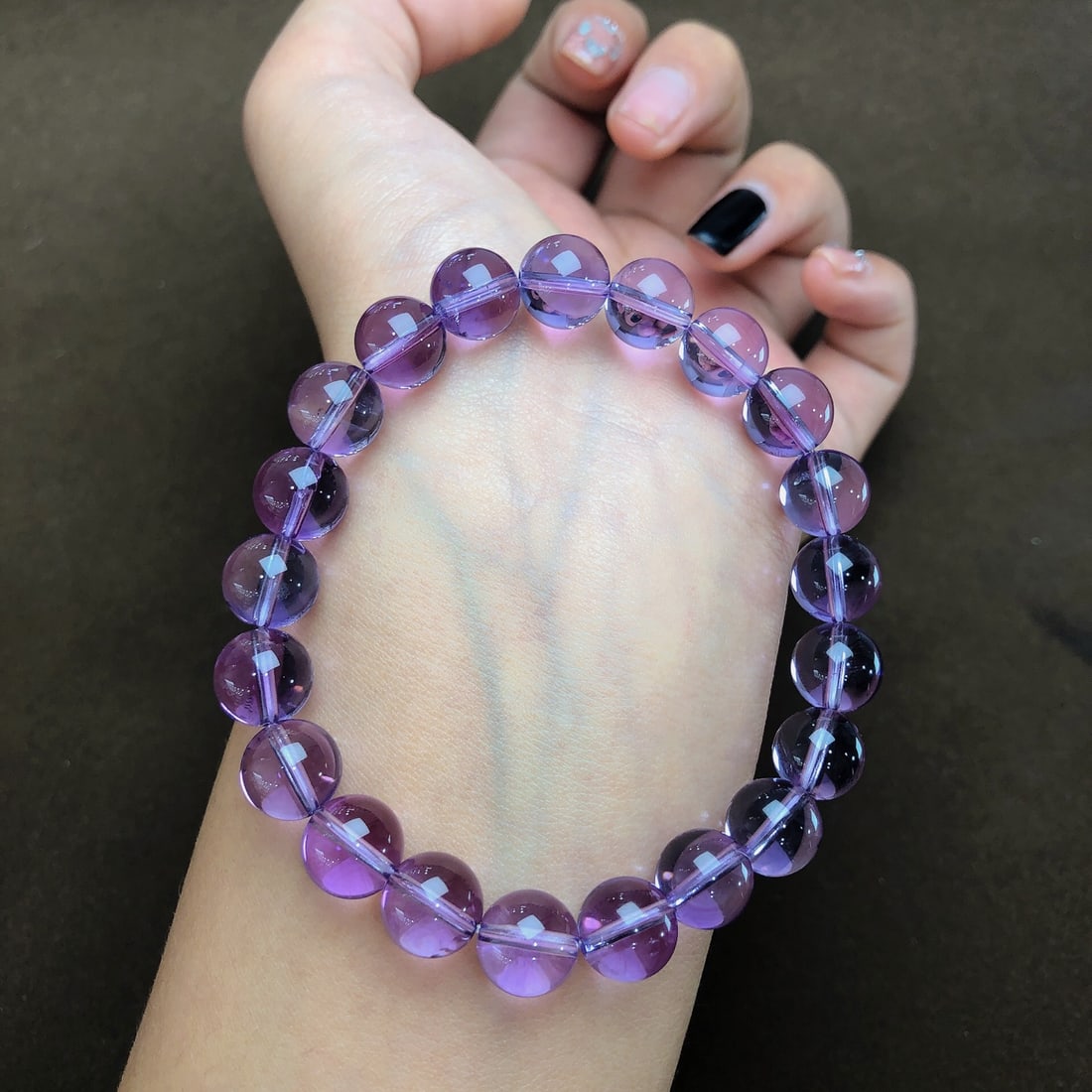 An Exquisite Crystal Bracelets: An Exquisite Crystal Bracelets,Size:9.6mm, Weight:26.8g 水晶手串