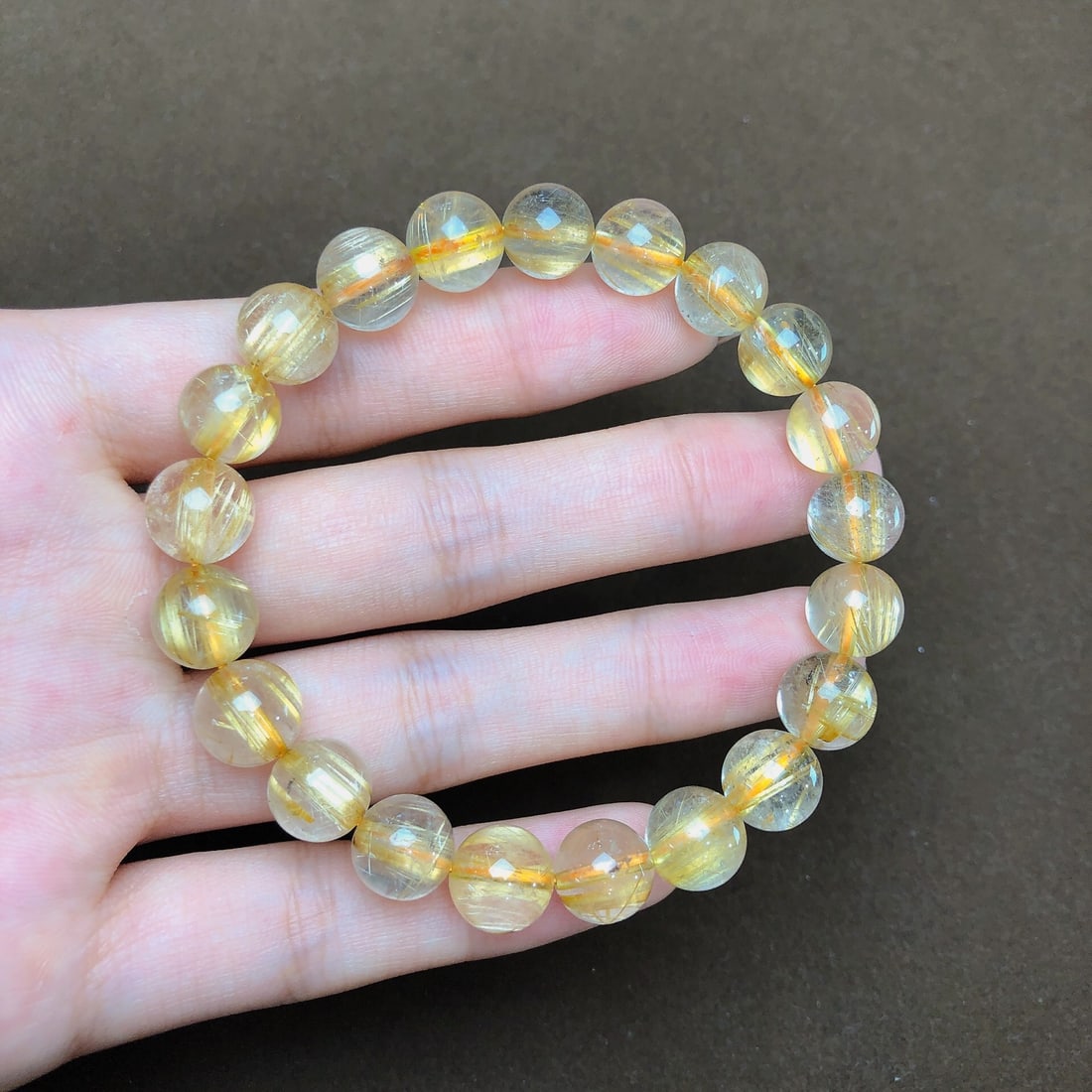 An Exquisite Crystal Bracelets: An Exquisite Crystal Bracelets,Size:9.7mm,Weight:26.6g 水晶手串