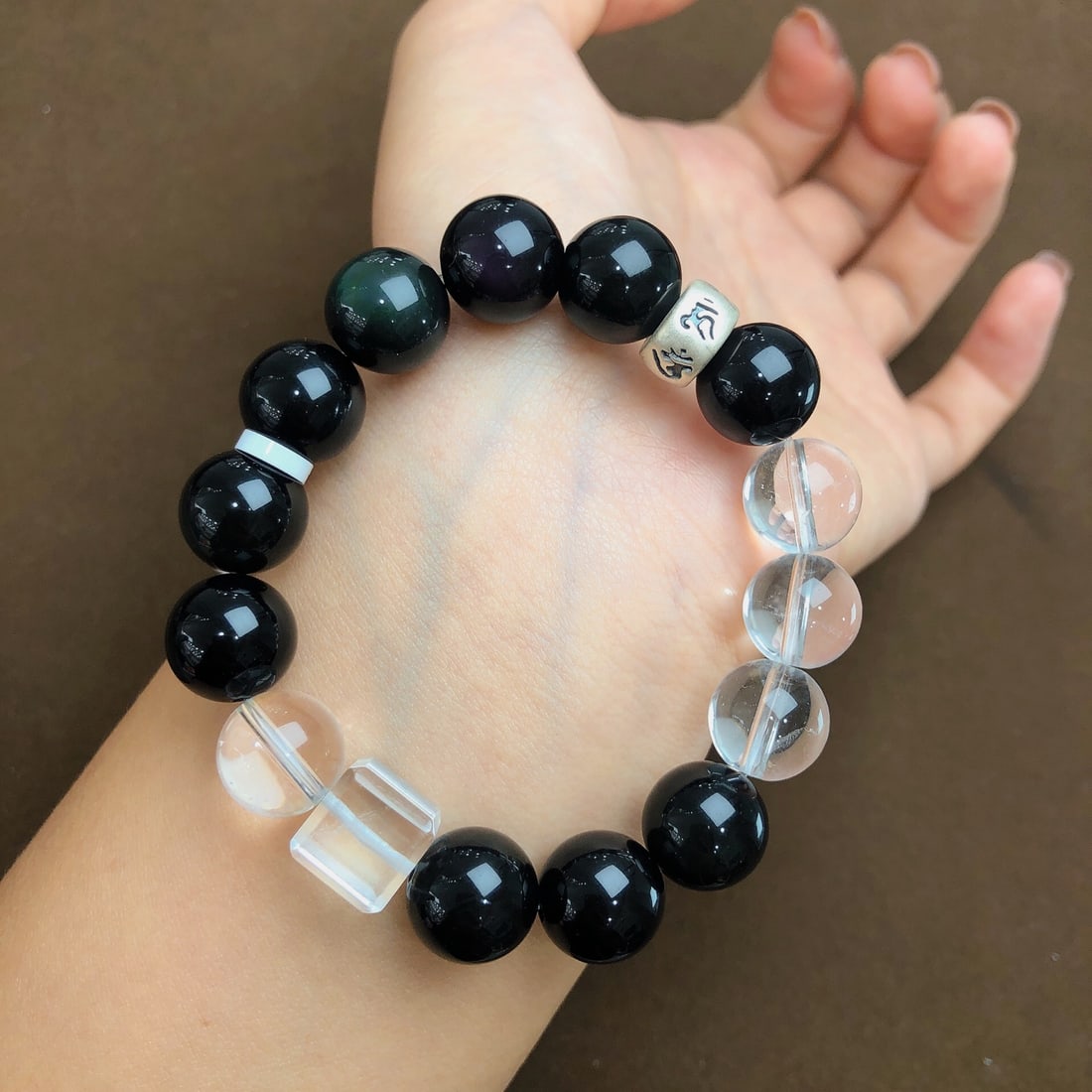 An Exquisite Crystal Obsidian Bracelets - 2