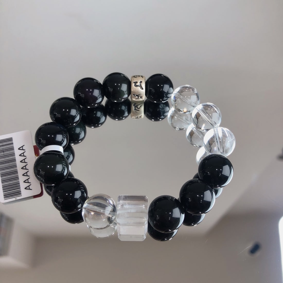An Exquisite Crystal Obsidian Bracelets - 8