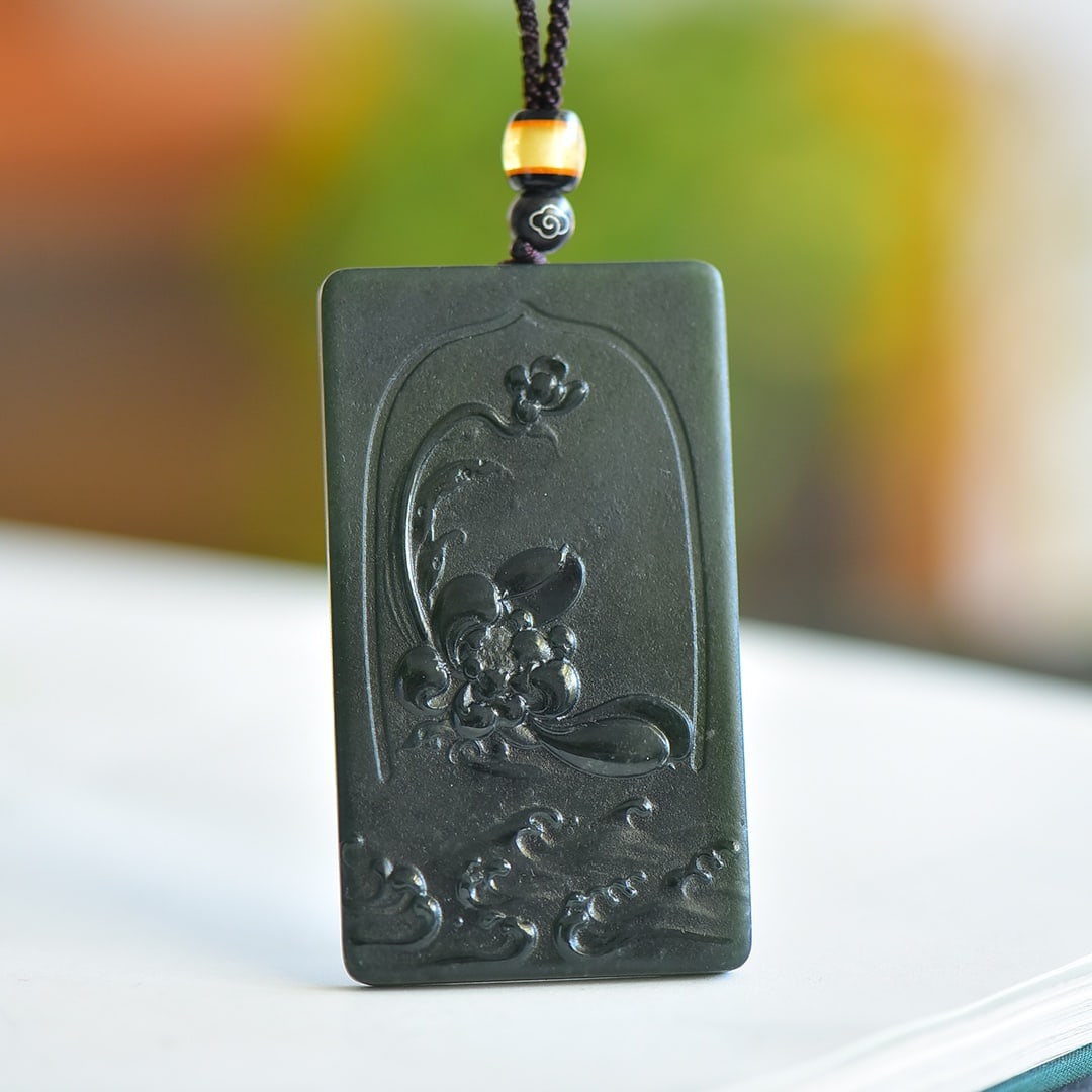 An Exquisite Sapphire Avalokitesvara Pattern Bracelets - 3