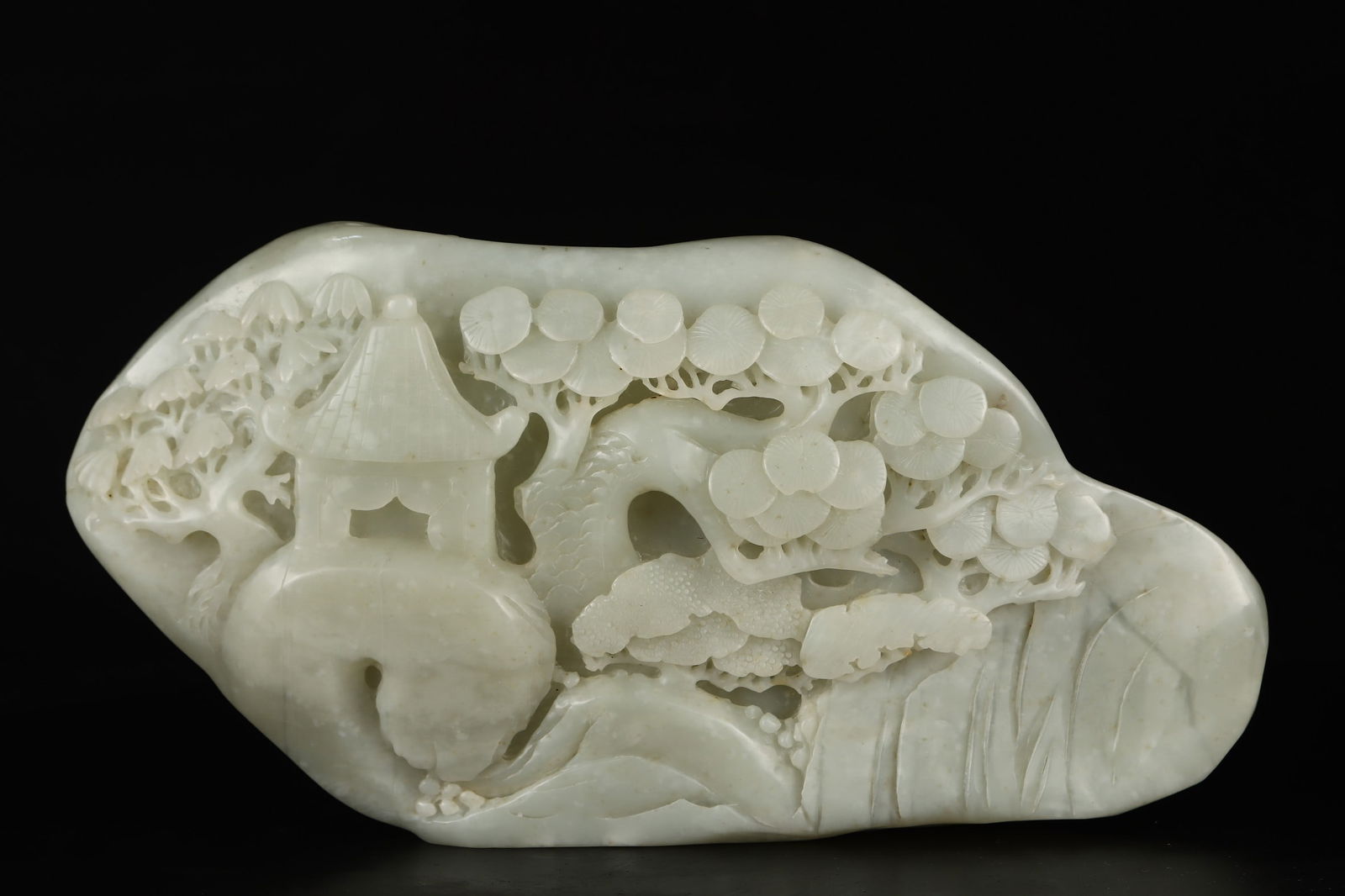 Hetian Jade Human Story Pattern Ornament - 3