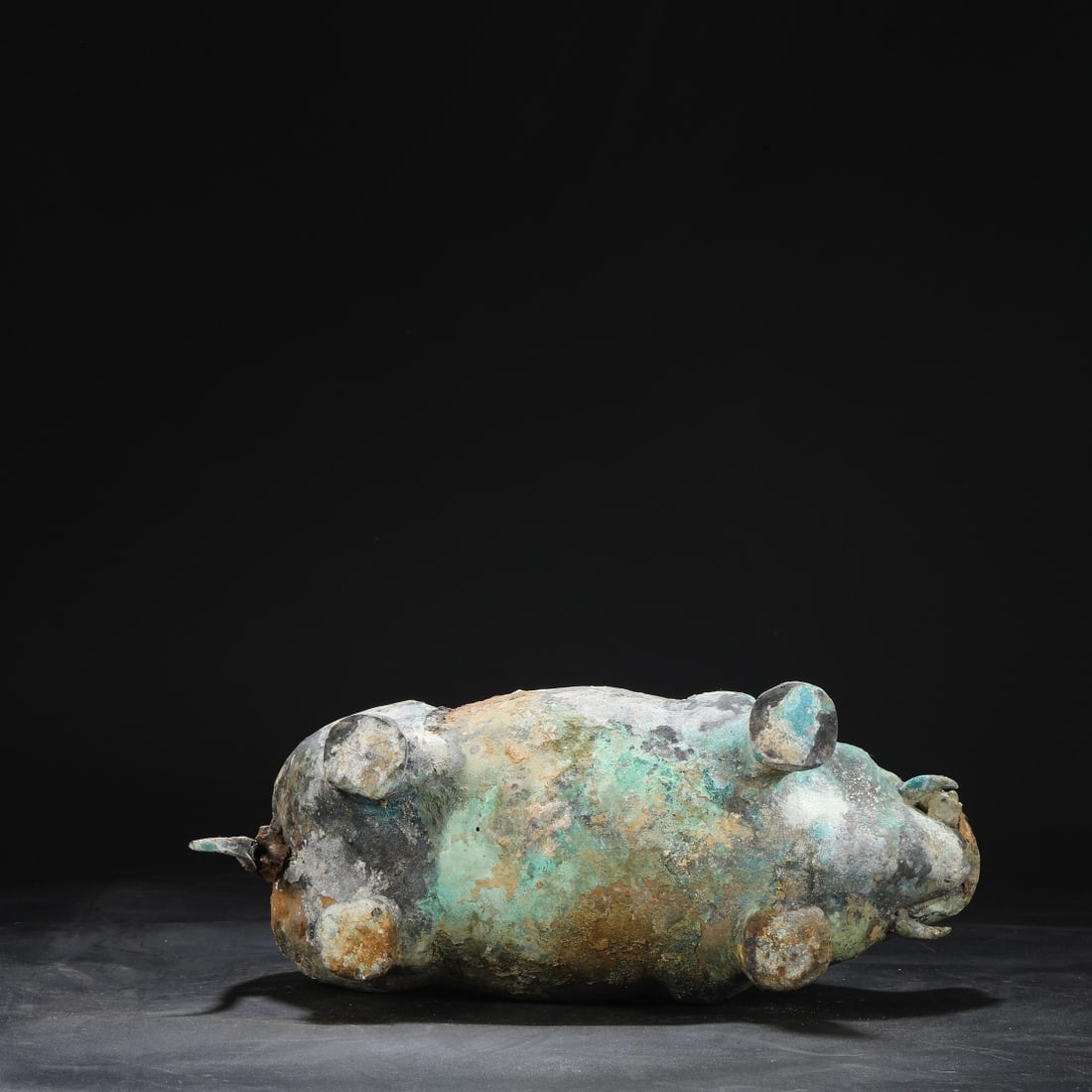 A Exquisite Bronze Auspicious Beast Vase - 9