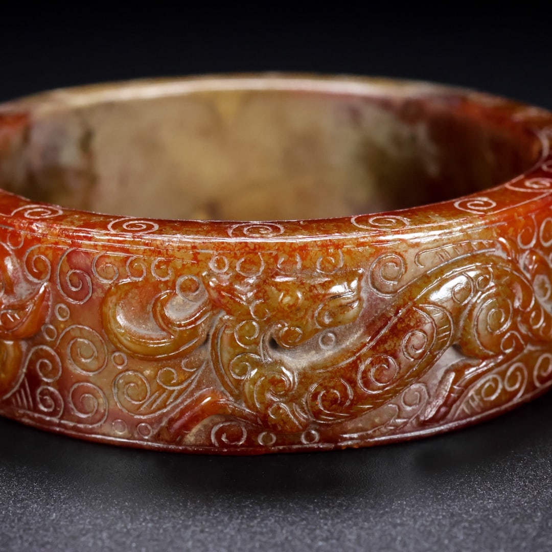 A Rare Hetian Jade Bracelets - 7