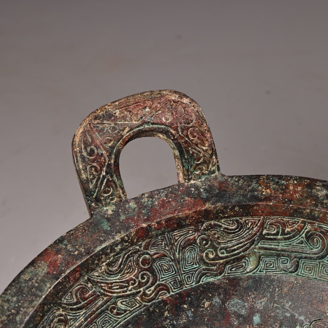 A Exquisite Bronze Beast-Face Pattern Pot - 4